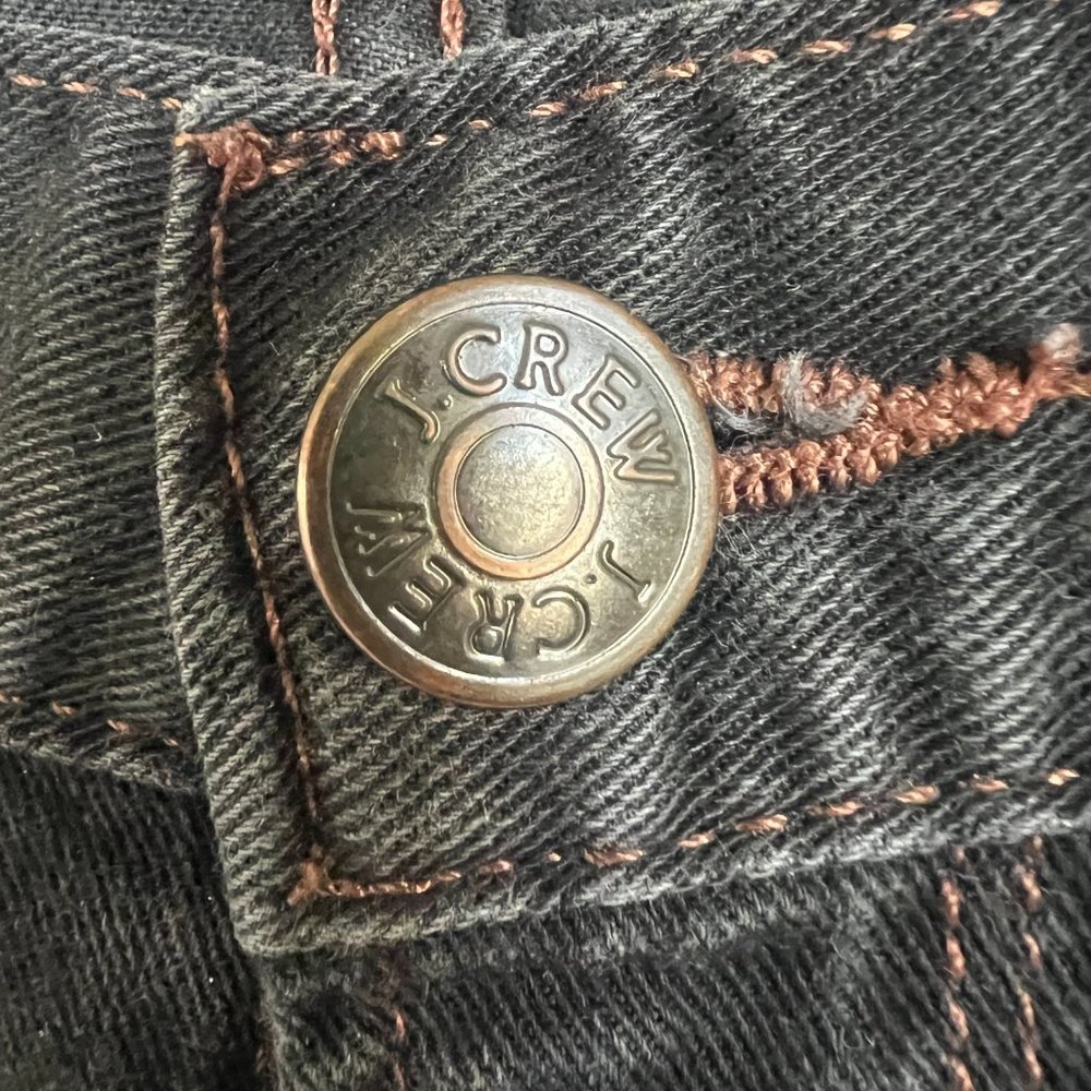 J. Crew Ankle Toothpick Jeans, Dark Indigo, Size 26 - Picture 3 of 8